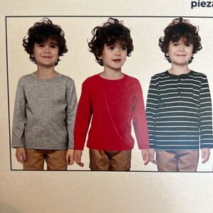 NWT Pekkle 3 Piece Long Sleeve T-shirt Set